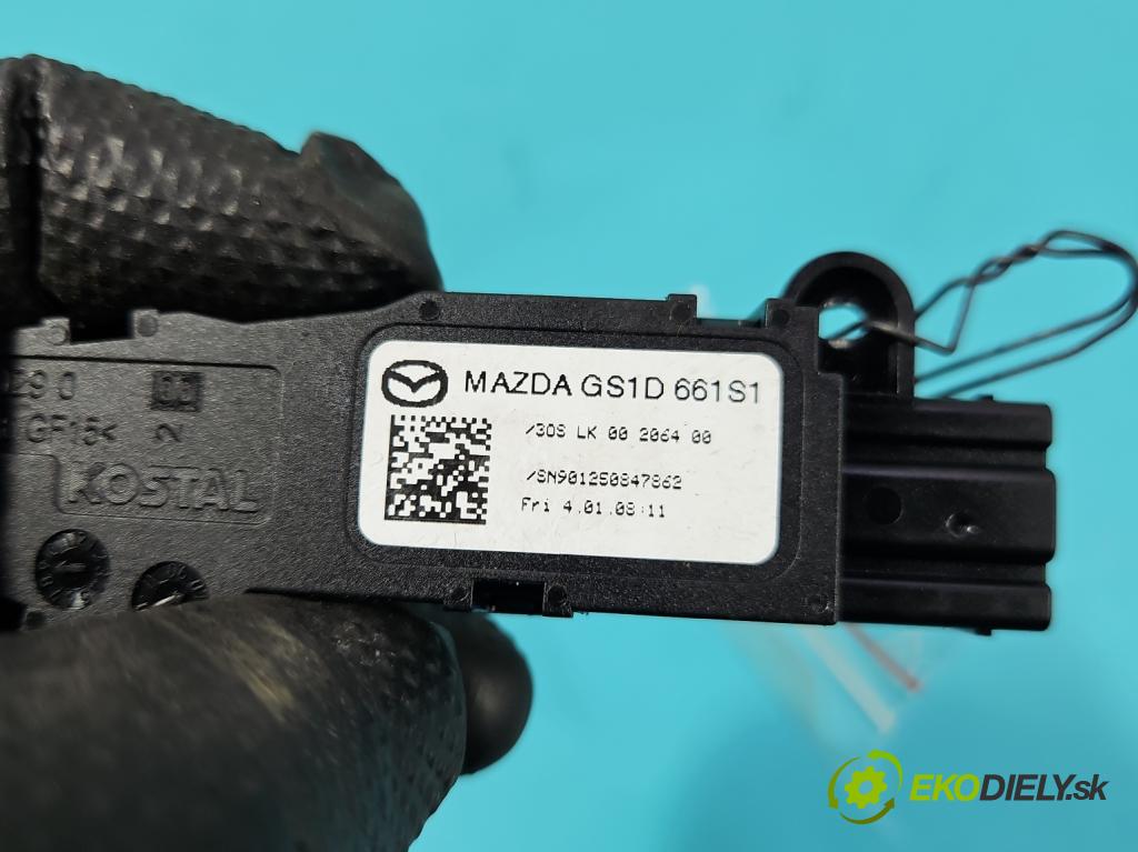 Mazda 6 II GH 2007-2012 2.0 citd 140 HP manual 103 kW 1998 cm3 5- snímač uhla otočenie: GS1D661S1