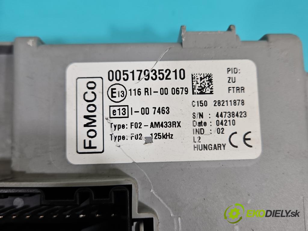 Ford Ka Mk2 2008-2016 1.2 8v 69KM manual 51 kW 1242 cm3 3- riadiaca jednotka motora IAW 5SF8.K2