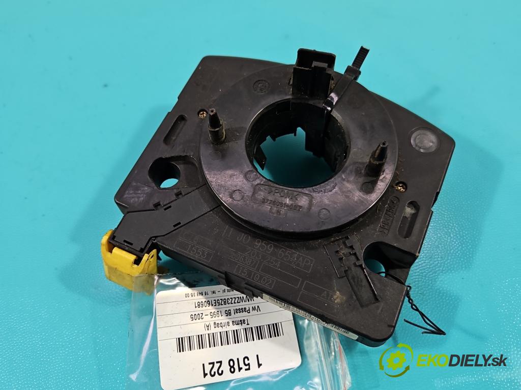 Vw Passat B5 1995-2005 1.9 TDI 131 hp manual 96 kW 1896 cm3 5- Páska: airbag 1J0959654AP (Airbag)
