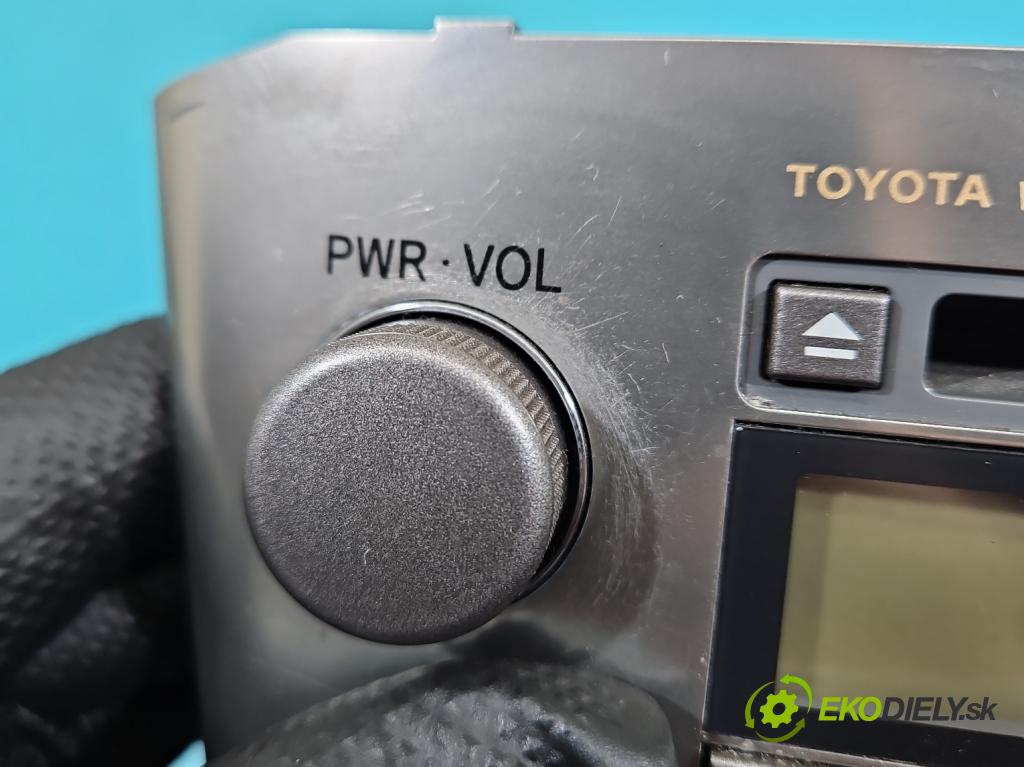 Toyota Avensis II T25 2003-2008 2.0 d4d 116 HP manual 85 kW 1995 cm3 5- Radio originál 86120-05081