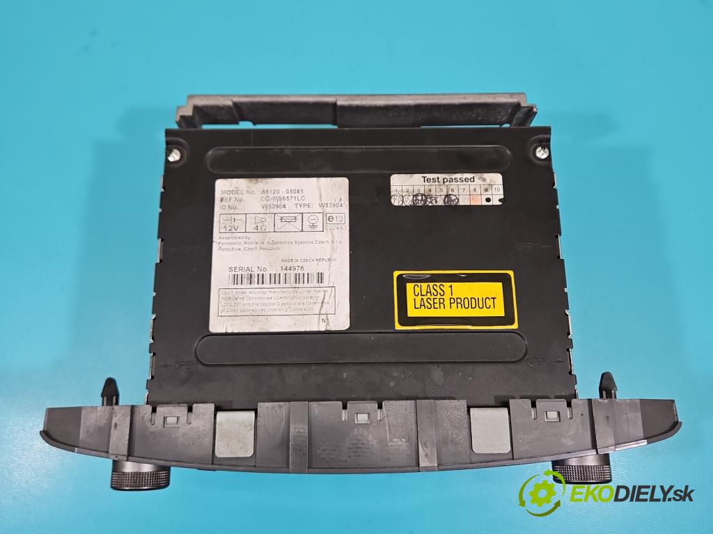 Toyota Avensis II T25 2003-2008 2.0 d4d 116 HP manual 85 kW 1995 cm3 5- Radio originál 86120-05081