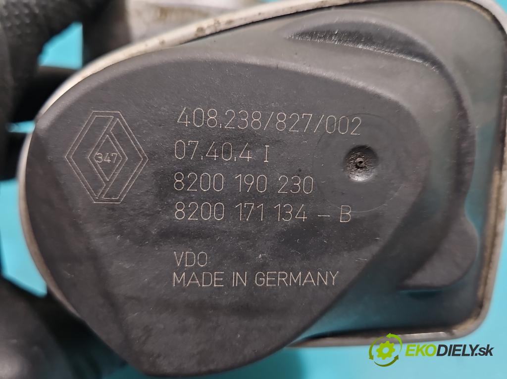 Renault Clio III 2005-2012 1.6 16V 111KM automatic 82 kW 1598 cm3 5- klapka 8200190230 (Škrtiaca klapka)