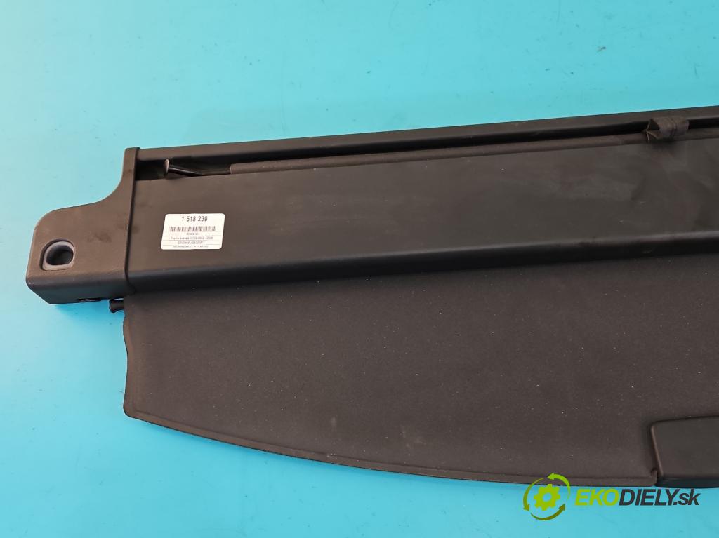 Toyota Avensis II T25 2003-2008 2.0 d4d 116 HP manual 85 kW 1995 cm3 5- roleta (Roleta kufra)