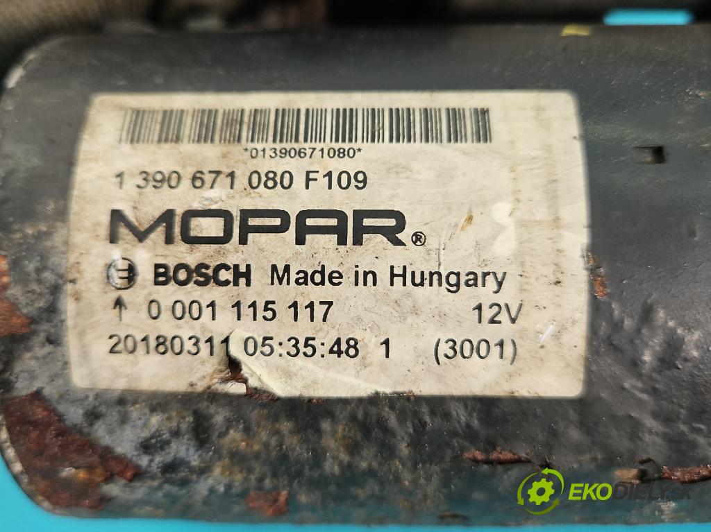 Fiat Ducato IV 2014- 2.3 jtd 150 hp manual 110 kW 2287 cm3 2- startér: 0001115117 (Startér)