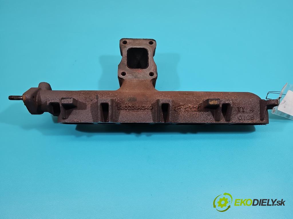 Fiat Ducato IV 2014- 2.3 jtd 150 HP manual 110 kW 2287 cm3 2- zvod výfuk 5802084349 (Výfukové potrubie)