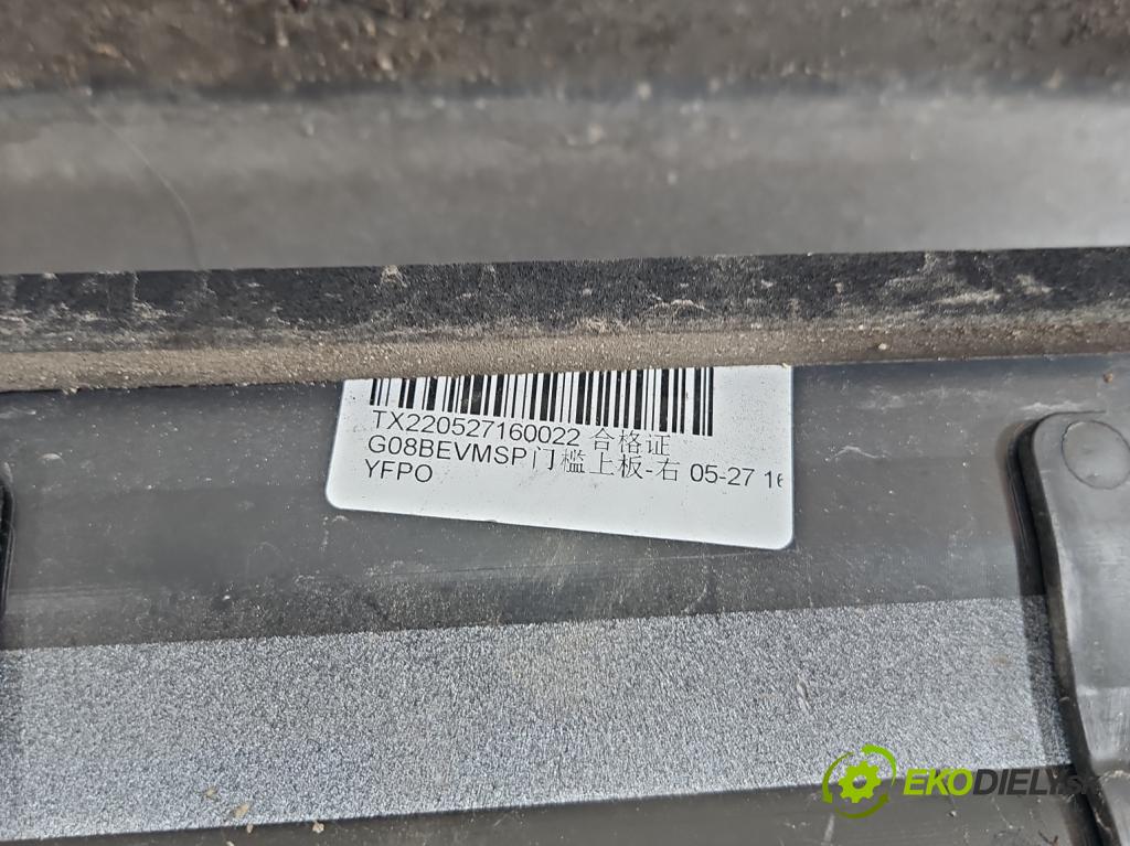 Bmw iX3 G08 0.0 elektrický: 286 HP automatic 210 kW  5- lišta práh: pravé 8072708-04 (Lišta prahová)