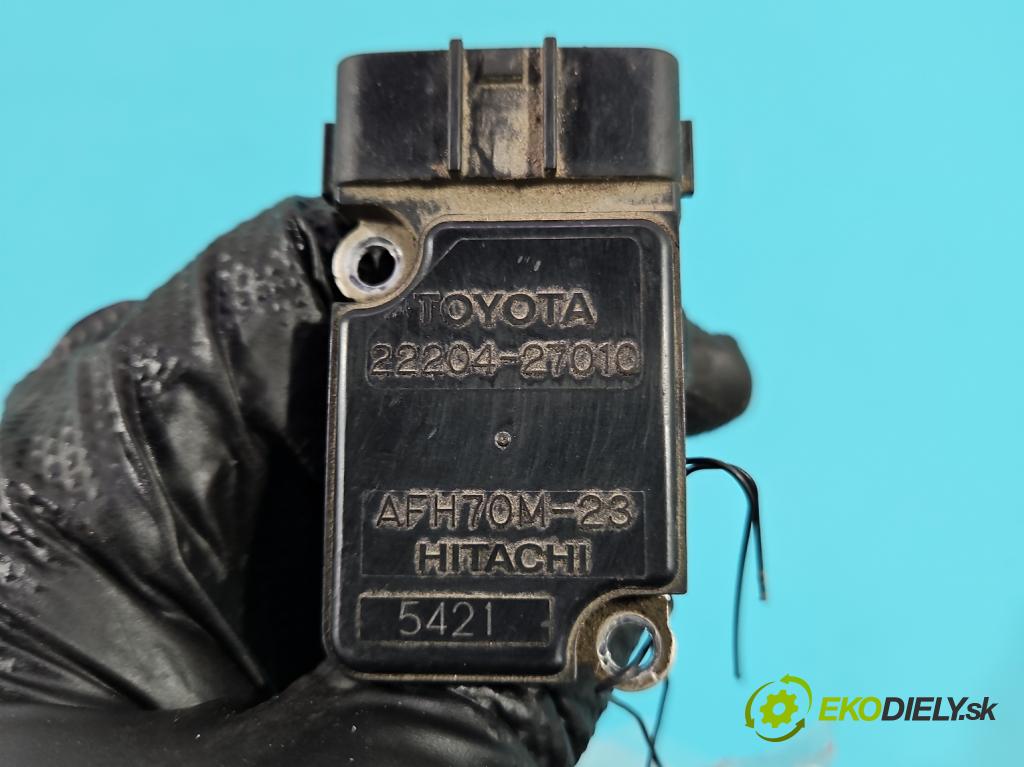 Toyota Avensis II T25 2003-2008 2.0 d4d 116 HP manual 85 kW 1995 cm3 5- průtokoměr: 22204-27010 (Váha vzduchu)