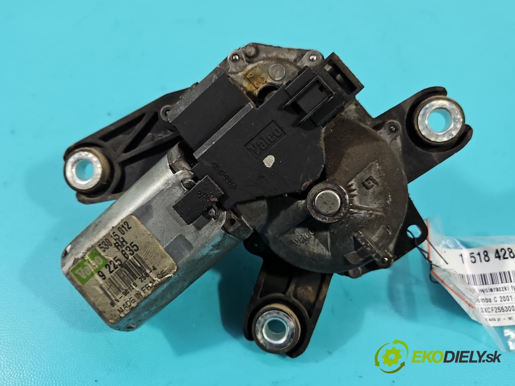Opel Combo C 2001-2011 1.7 cdti 101 HP manual 74 kW 1686 cm3 5- motor stieračov zadné 53015012