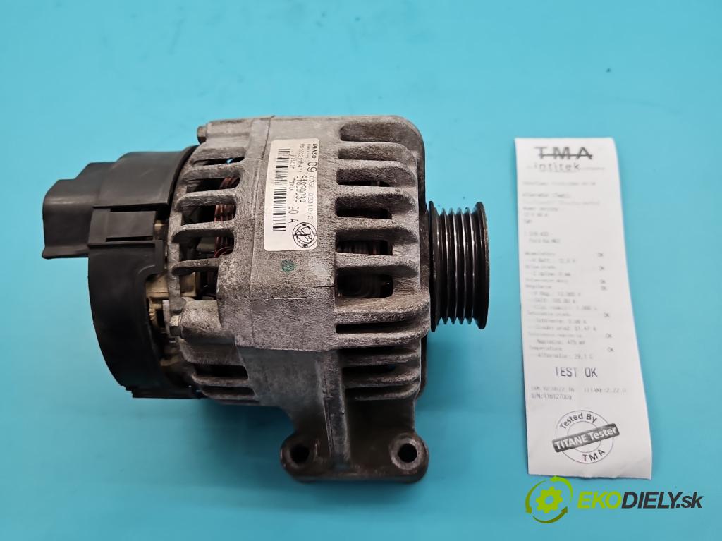 Ford Ka Mk2 2008-2016 1.2 8v 69KM manual 51 kW 1242 cm3 3- Alternator 51859038 (Alternátor)