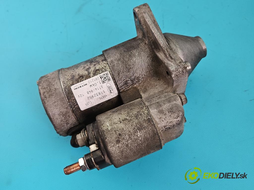 Ford Ka Mk2 2008-2016 1.2 8v 69KM manual 51 kW 1242 cm3 3- startér: 51832952 (Startér)