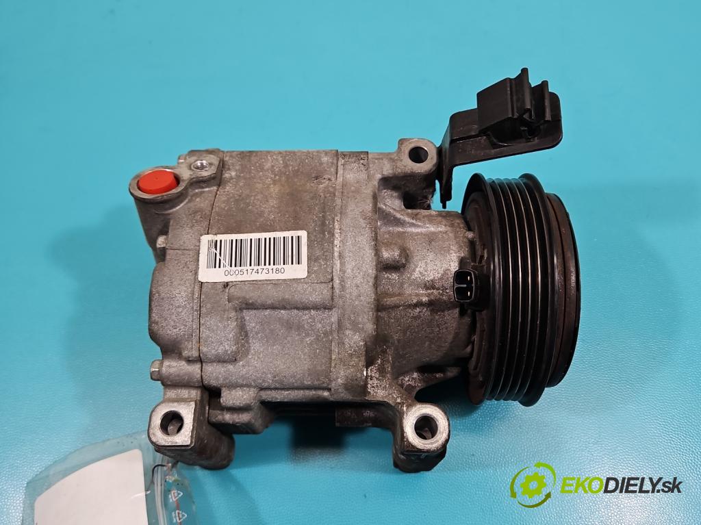 Ford Ka Mk2 2008-2016 1.2 8v 69KM manual 51 kW 1242 cm3 3- Kompresor: klimatizácie 51717318 (Kompresor klimatizácie)