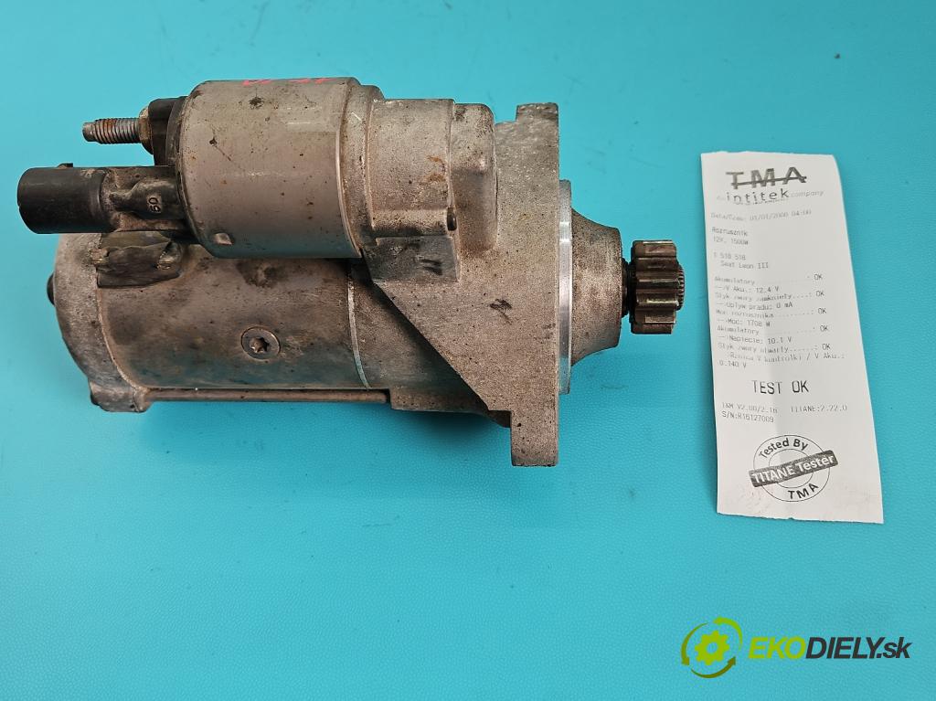 Seat Leon III 2012-2020 2.0 tdi 150 hp automatic 110 kW 1968 cm3 5- startér: 02E911023T (Startér)