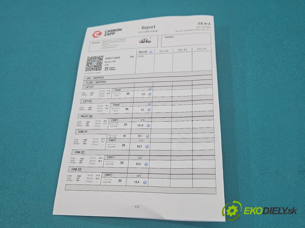 Seat Leon III 2012-2020 2.0 tdi 150 HP automatic 110 kW 1968 cm3 5- vstrek 0445110469 (Vstrekovač paliva)