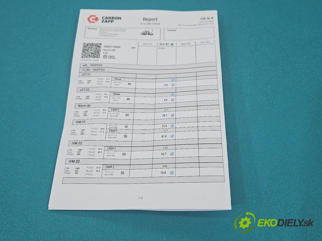 Seat Leon III 2012-2020 2.0 tdi 150 HP automatic 110 kW 1968 cm3 5- vstrek 0445110469 (Vstrekovač paliva)