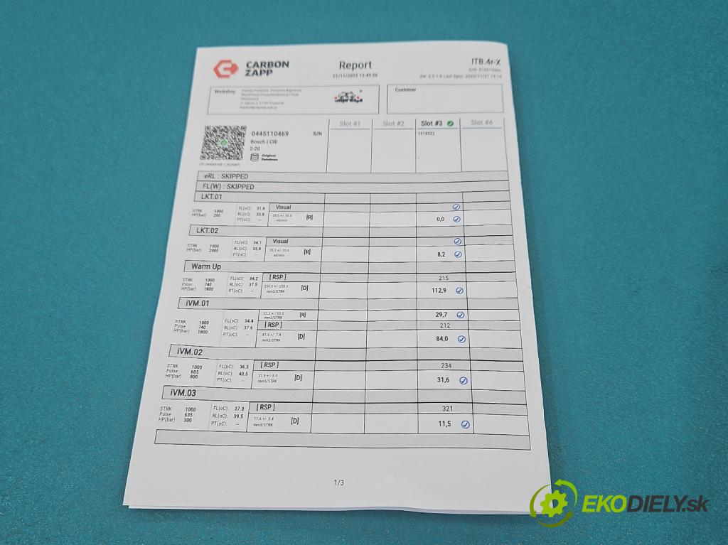 Seat Leon III 2012-2020 2.0 tdi 150 HP automatic 110 kW 1968 cm3 5- vstrek 0445110469 (Vstrekovač paliva)