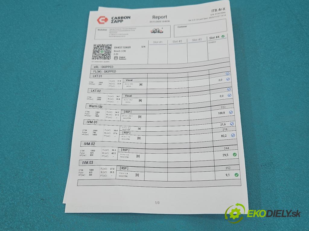 Seat Leon III 2012-2020 2.0 tdi 150 HP automatic 110 kW 1968 cm3 5- vstrek 0445110469 (Vstrekovač paliva)