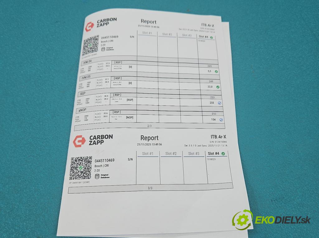 Seat Leon III 2012-2020 2.0 tdi 150 HP automatic 110 kW 1968 cm3 5- vstrek 0445110469 (Vstrekovač paliva)