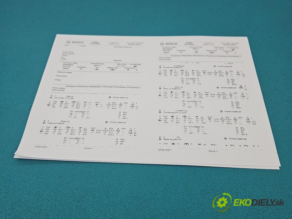 Vw Passat B5 1995-2005 1.9 TDI 131 HP manual 96 kW 1896 cm3 5- vstrekovacie čerpadlo 0414720216 (Vstrekovač paliva)