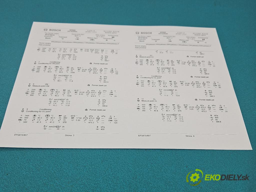 Vw Passat B5 1995-2005 1.9 TDI 131 HP manual 96 kW 1896 cm3 5- vstrekovacie čerpadlo 0414720216 (Vstrekovač paliva)
