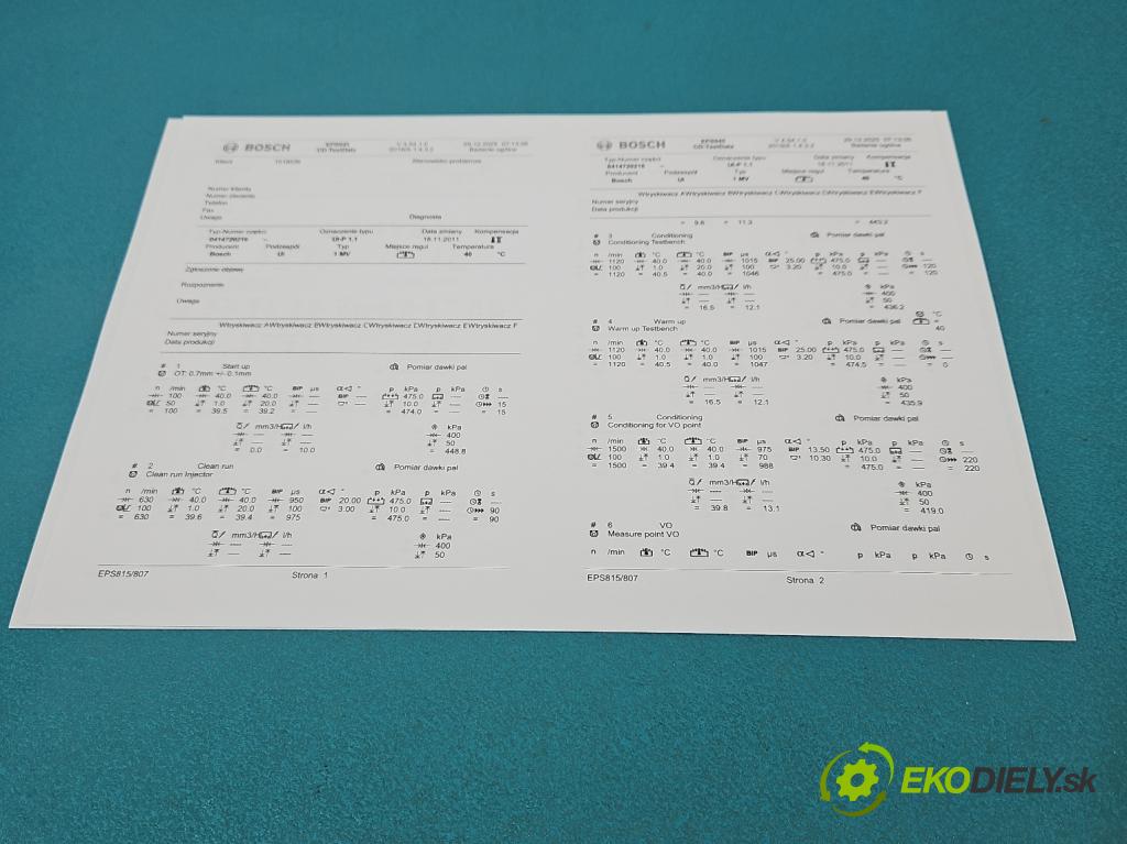 Vw Passat B5 1995-2005 1.9 TDI 131 hp manual 96 kW 1896 cm3 5- vstřikovací čerpadlo 0414720216 (Vstřikovač paliva)