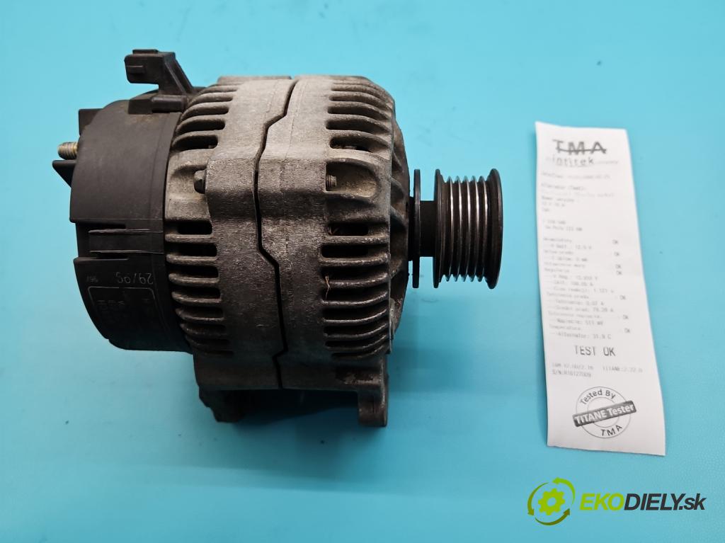 Vw Polo III 6N 1994-2001 1.6 75 HP manual 55 kW 1598 cm3 5- Alternator 0123310019 (Alternátor)
