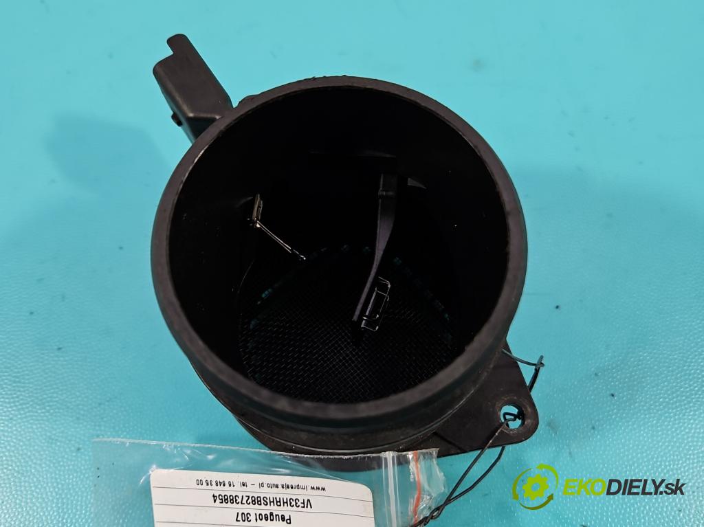 Peugeot 307 2.0 hdi 109 HP manual 80 kW 1997 cm3 5- průtokoměr: 9629471080 (Váha vzduchu)