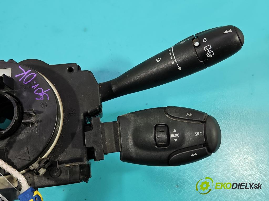 Peugeot 307 2.0 hdi 109 HP manual 80 kW 1997 cm3 5- prepínač komplex: 96595087XT (Prepínacie páčky pod volantom)