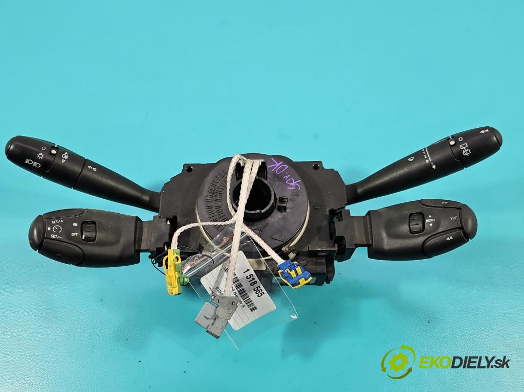 Peugeot 307 2.0 hdi 109 HP manual 80 kW 1997 cm3 5- prepínač komplex: 96595087XT (Prepínacie páčky pod volantom)