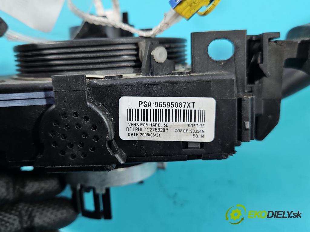 Peugeot 307 2.0 hdi 109 HP manual 80 kW 1997 cm3 5- prepínač komplex: 96595087XT (Prepínacie páčky pod volantom)