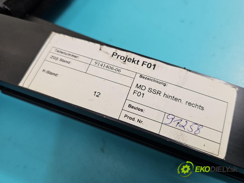 Bmw 7 F01 2008-2015 3.0d 245KM automatic 180 kW 2993 cm3 4- roleta 9141406 (Roleta kufra)