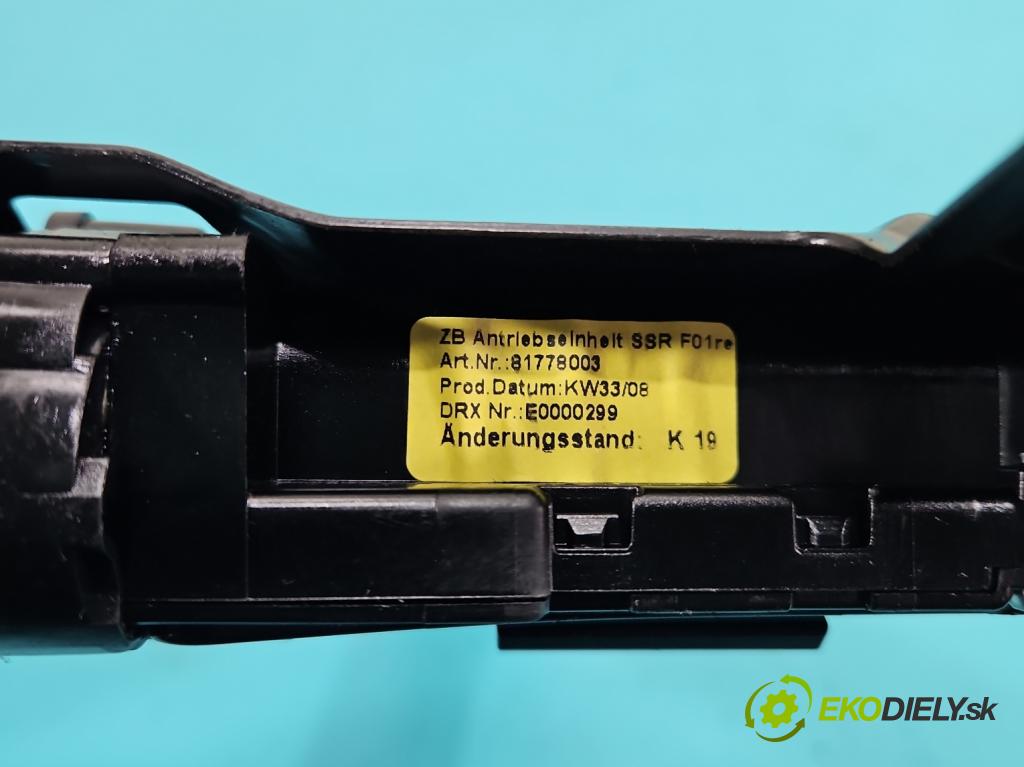 Bmw 7 F01 2008-2015 3.0d 245KM automatic 180 kW 2993 cm3 4- roleta 9141406 (Roleta kufra)