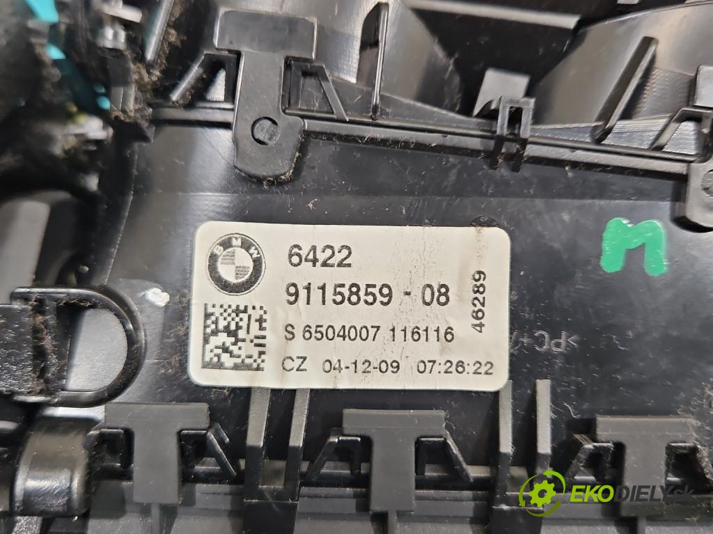 Bmw 7 F01 2008-2015 3.0d 245KM automatic 180 kW 2993 cm3 4- Mřížka: kúrenia stredová 9115859-08 (Mriežka kúrenia (fukár))