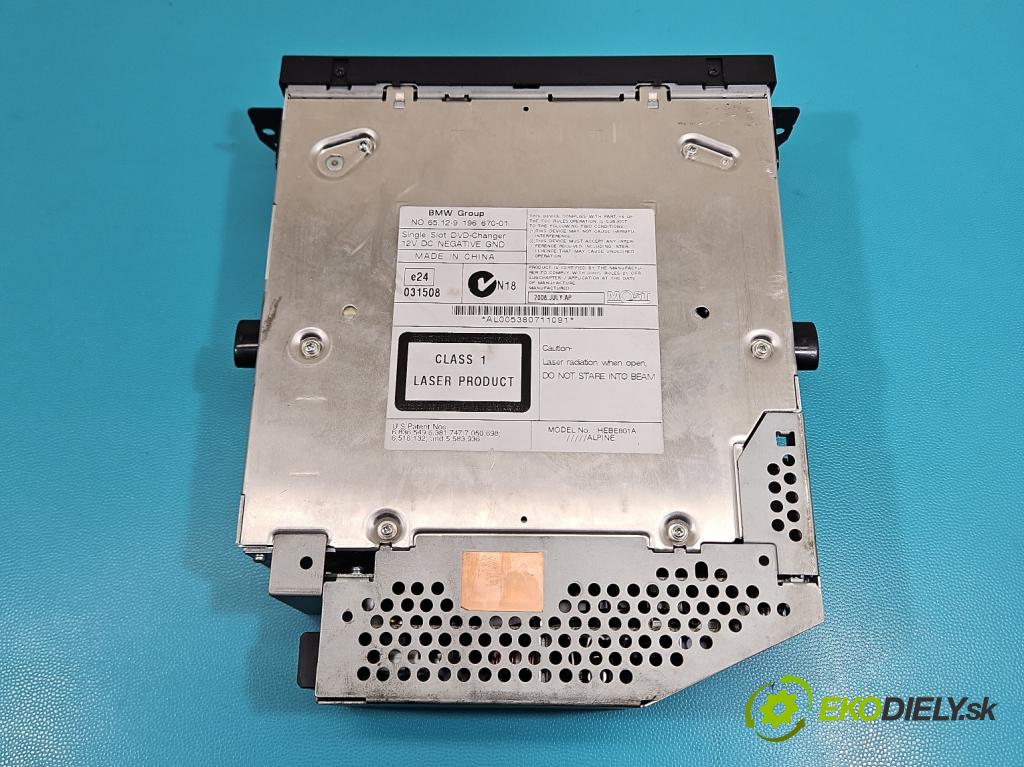 Bmw 7 F01 2008-2015 3.0d 245KM automatic 180 kW 2993 cm3 4- Měnič: cd 9196670 (CD měnič)