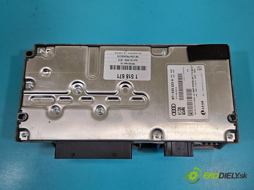 Audi Q5 2008-2016 3.0 tfsi: 272 HP automatic 200 kW 2995 cm3 5- Zesilovač: 8T1035223A (Zosilňovač)