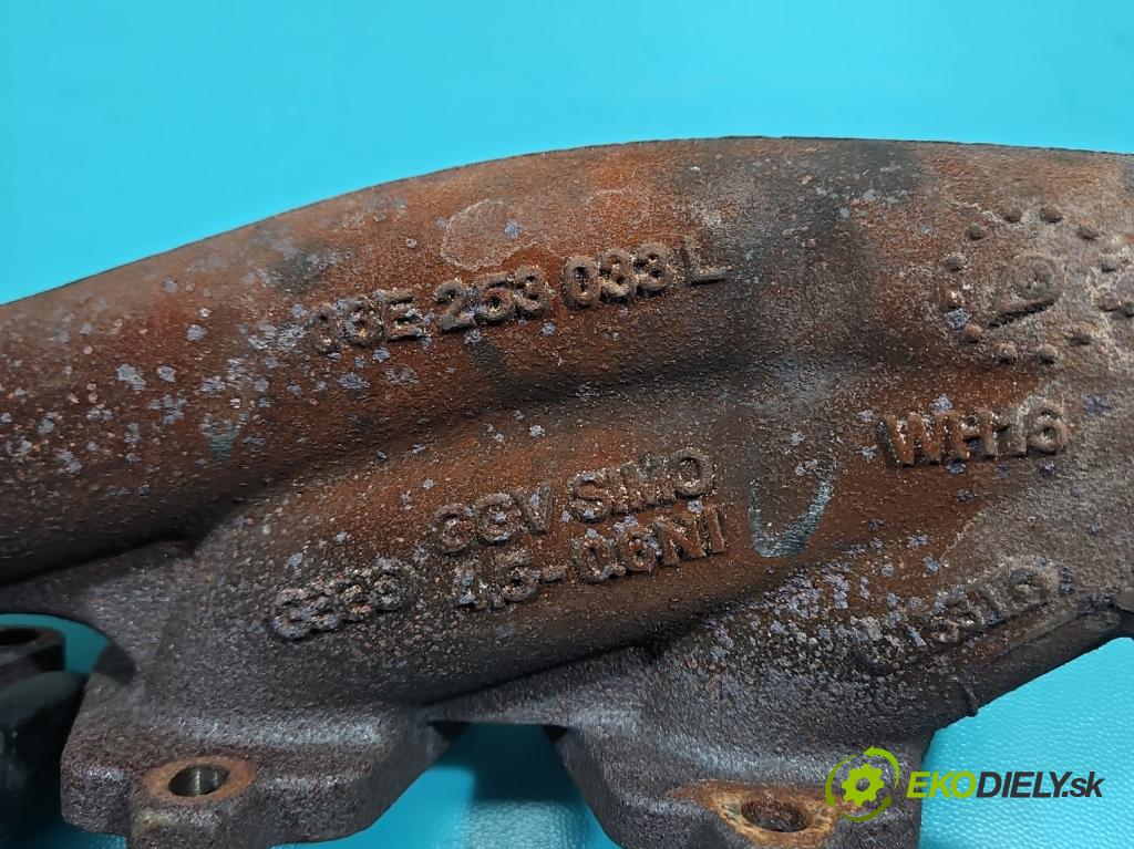 Audi A6 C7 2011-2018 3.0 tfsi: quattro 310HP automatic 228 kW 2995 cm3 4- zvod výfuk 06E253033L (Výfukové potrubie)