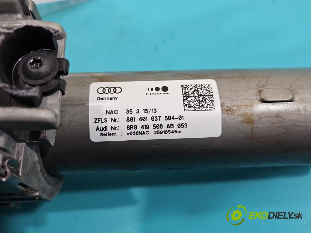 Audi Q5 2008-2016 3.0 tfsi: 272 HP automatic 200 kW 2995 cm3 5- Stĺpik volant 8R0419506AB (Tyč riadenia (volantu))