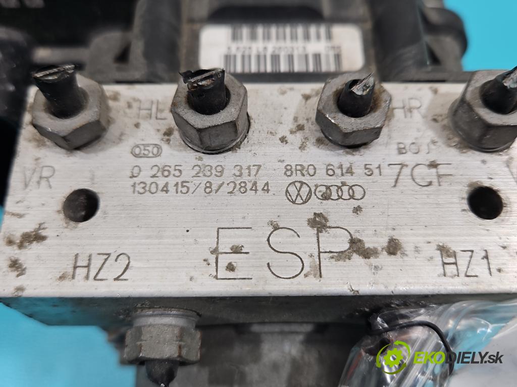 Audi Q5 2008-2016 3.0 tfsi: 272 HP automatic 200 kW 2995 cm3 5- čerpadlo abs 0265239317 (Pumpa ABS)