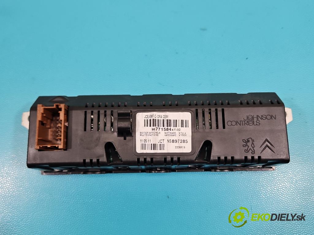 Citroen C3 II 2009-2016 1.6 hdi 92 HP manual 68 kW 1560 cm3 5- Zobrazit: 96771584XT (Prístrojová doska)