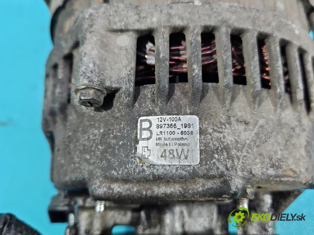 Opel Combo C 2001-2011 1.7 cdti 101 HP manual 74 kW 1686 cm3 5- Alternator  (Alternátor)