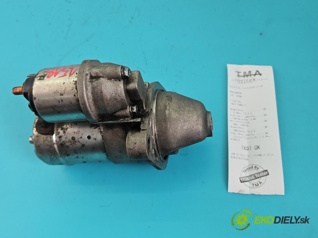 Opel Combo C 2001-2011 1.7 cdti 101 hp manual 74 kW 1686 cm3 5- startér:  (Startér)