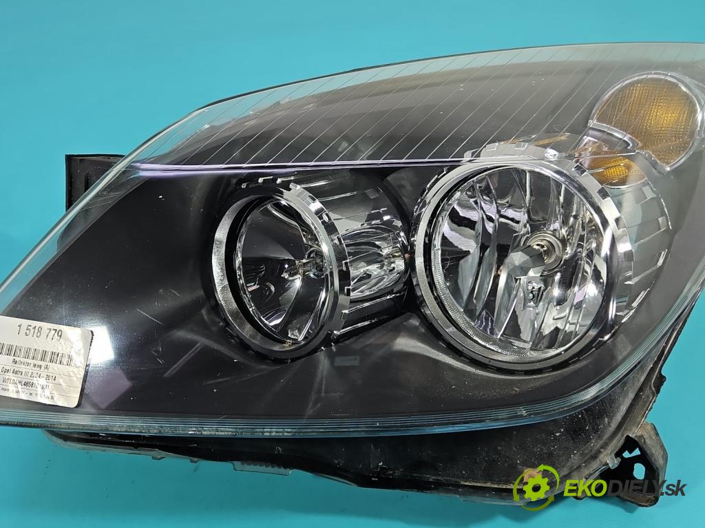 Opel Astra III 2004-2014 1.7 CDTI 80 HP manual 59 kW 1686 cm3 5- Reflektor: ľavý  (Kľučka dverí ostatné)