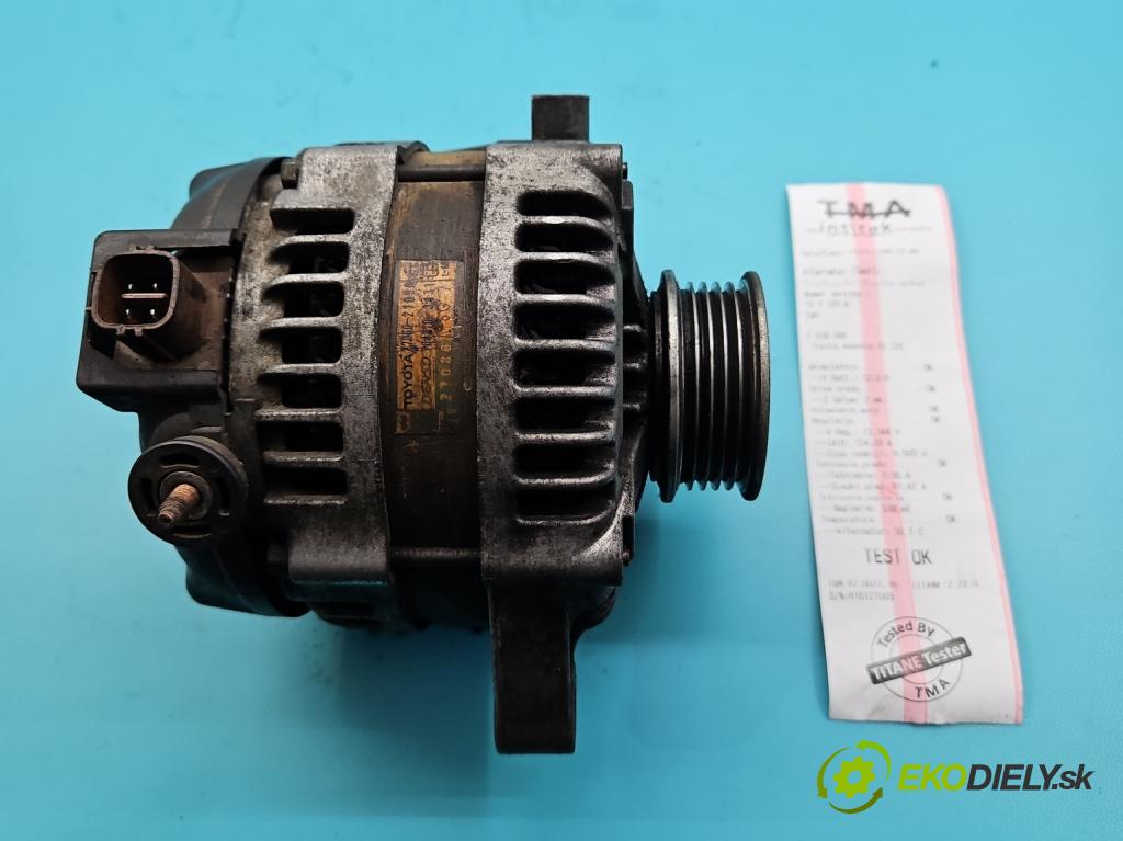 Toyota Avensis II T25 2003-2008 2.0 d4d 116 HP manual 85 kW 1995 cm3 5- Alternator 27060-27090 (Alternátor)