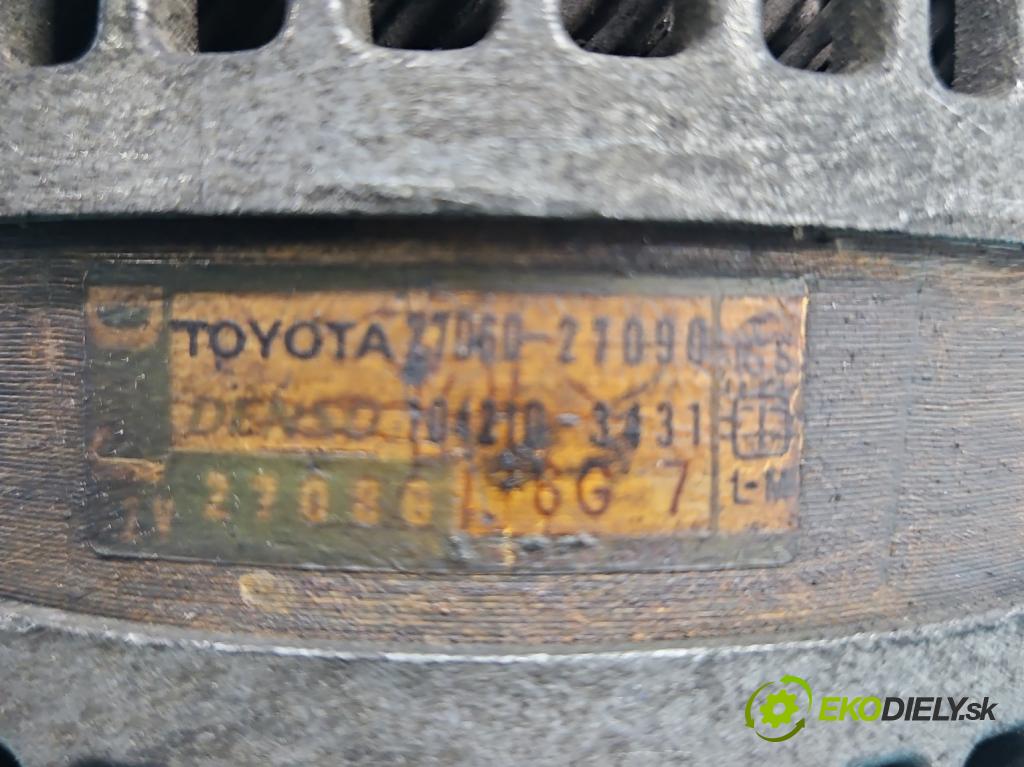 Toyota Avensis II T25 2003-2008 2.0 d4d 116 HP manual 85 kW 1995 cm3 5- Alternator 27060-27090 (Alternátor)