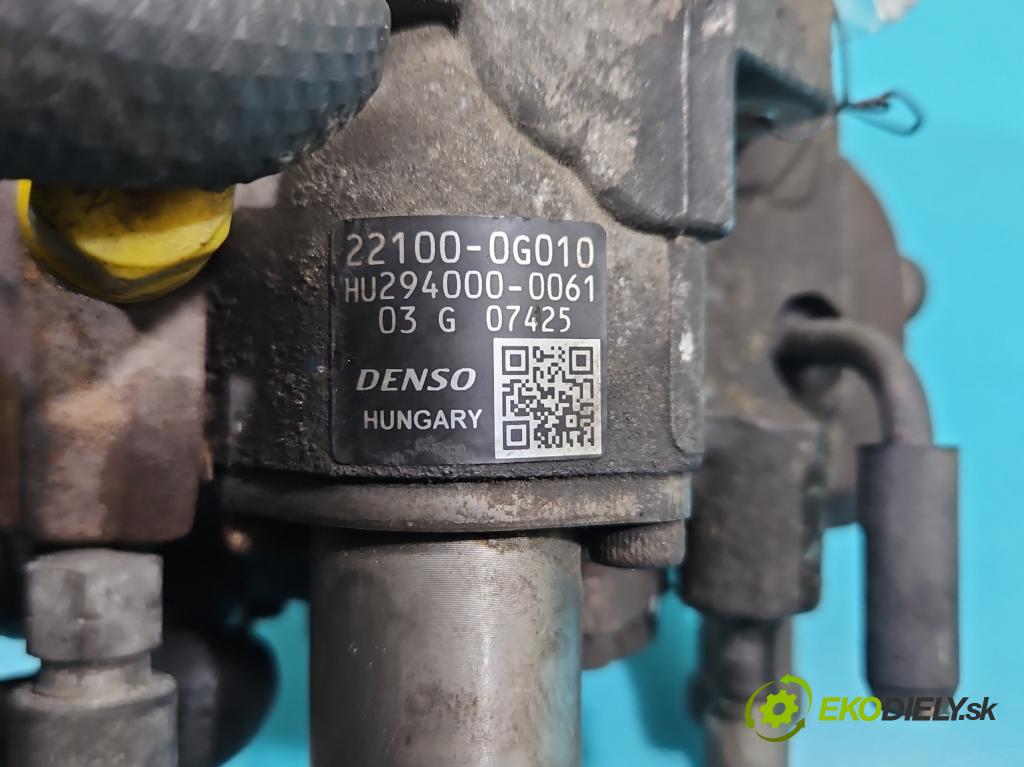 Toyota Avensis II T25 2003-2008 2.0 d4d 116 hp manual 85 kW 1995 cm3 5- čerpadlo vstřikovací 22100-0G010 (Vstřikovací čerpadlo)