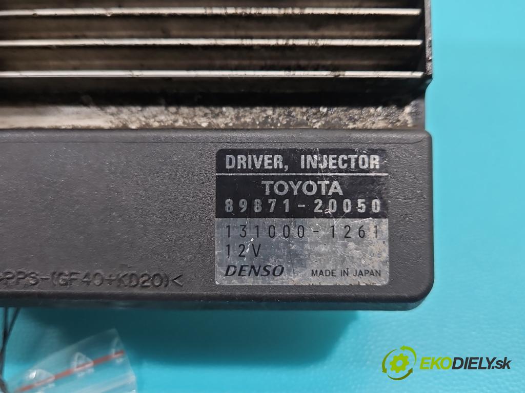 Toyota Avensis II T25 2003-2008 2.0 d4d 116 HP manual 85 kW 1995 cm3 5- riadiaca jednotka ostatné 89871-20050