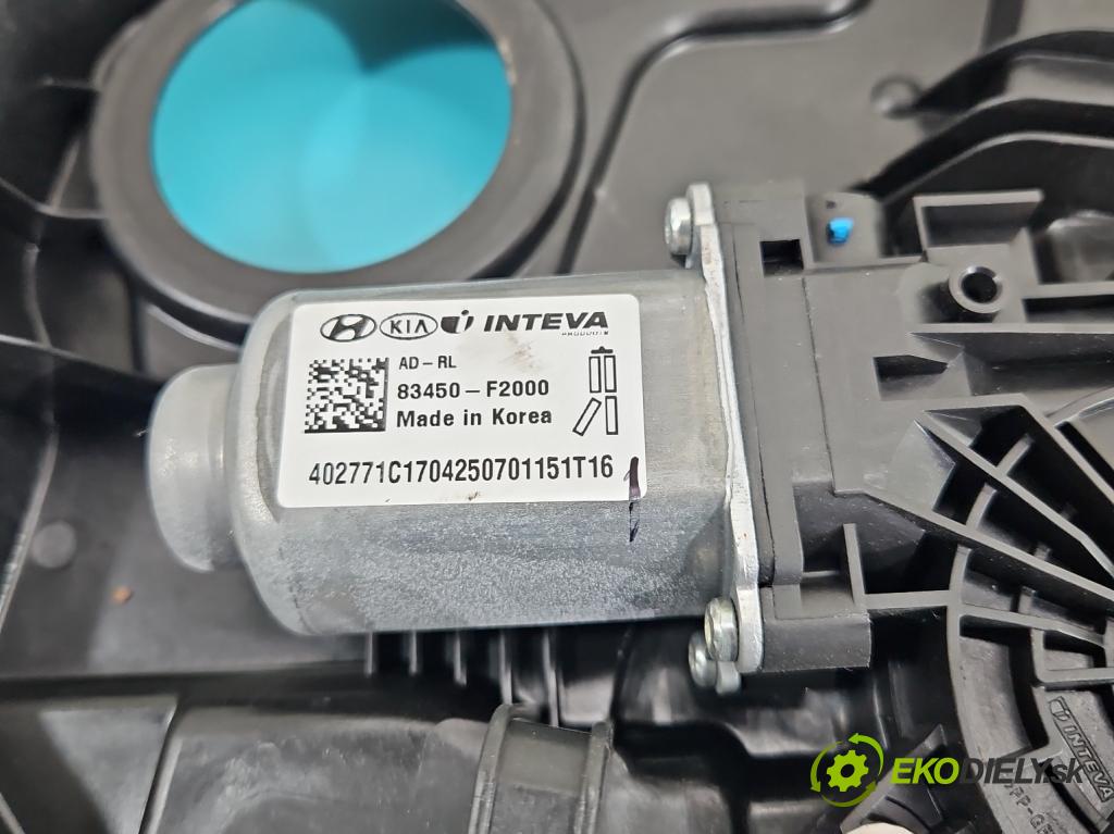 Hyundai Elantra VI 2015-2020 1.6 16v 128 HP manual 93.8 kW 1591 cm3 4- mechanizmus okna zadné ľavý 83470-F2000