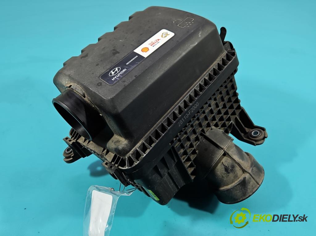 Hyundai Elantra VI 2015-2020 1.6 16v 128 HP manual 93.8 kW 1591 cm3 4- obal filtra vzduchu 28110-F2000 (Obal vzduchového filtra)