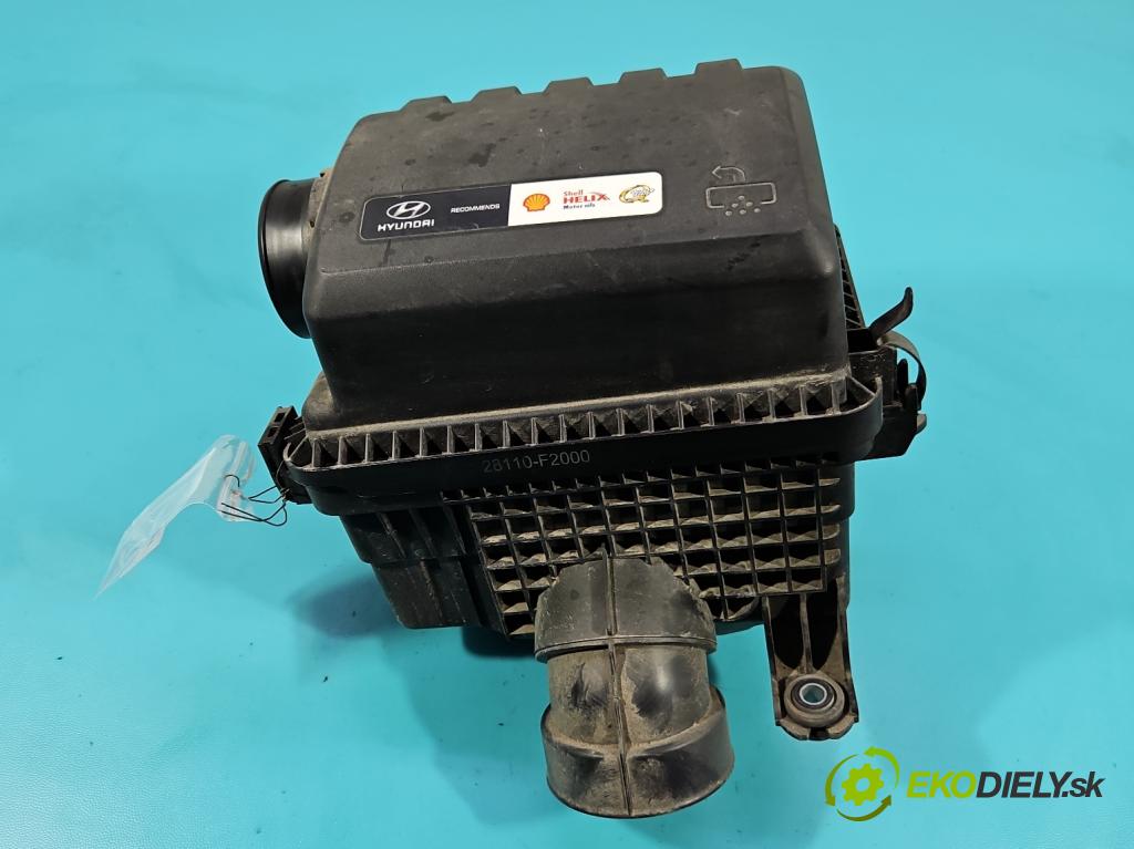 Hyundai Elantra VI 2015-2020 1.6 16v 128 HP manual 93.8 kW 1591 cm3 4- obal filtra vzduchu 28110-F2000 (Obal vzduchového filtra)