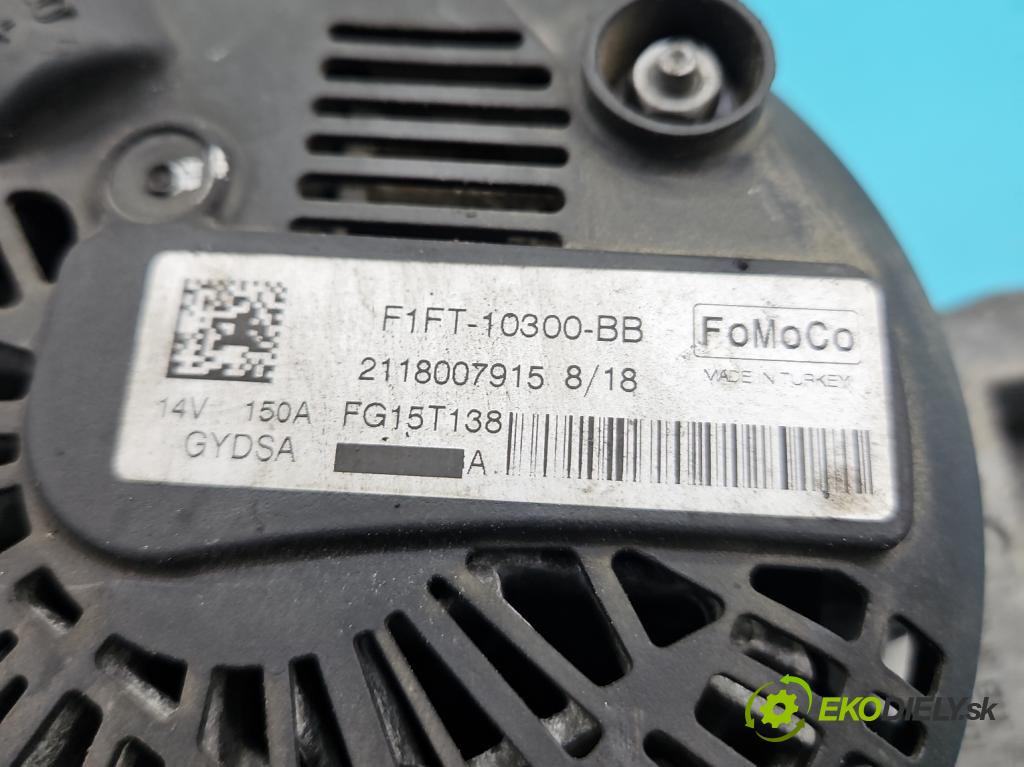 Ford Kuga Mk2 2013-2019 1.5 120 HP manual 88.3 kW 1498 cm3 5- Alternator F1FT-10300-BB (Alternátor)
