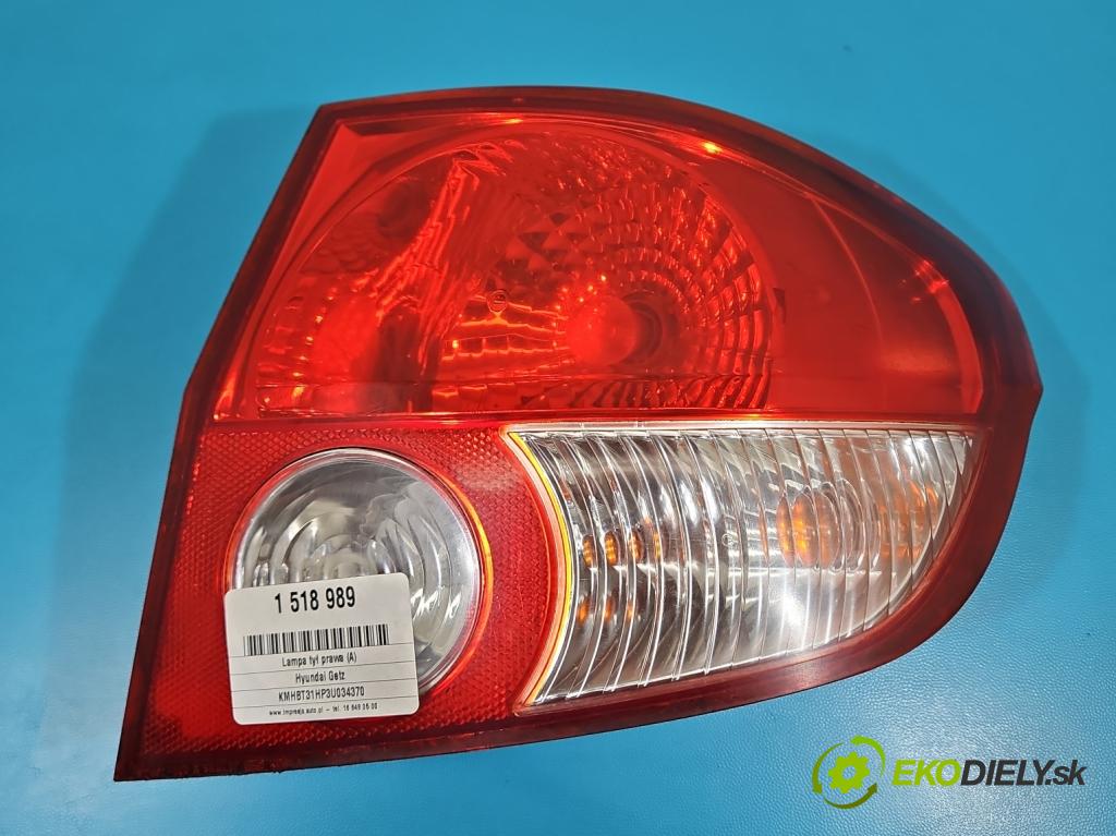 Hyundai Getz 1.3 12v 82 hp manual 60 kW 1341 cm3 3- světlo zadní pravé 92402-1CXXX (Klika dveří ostatní)